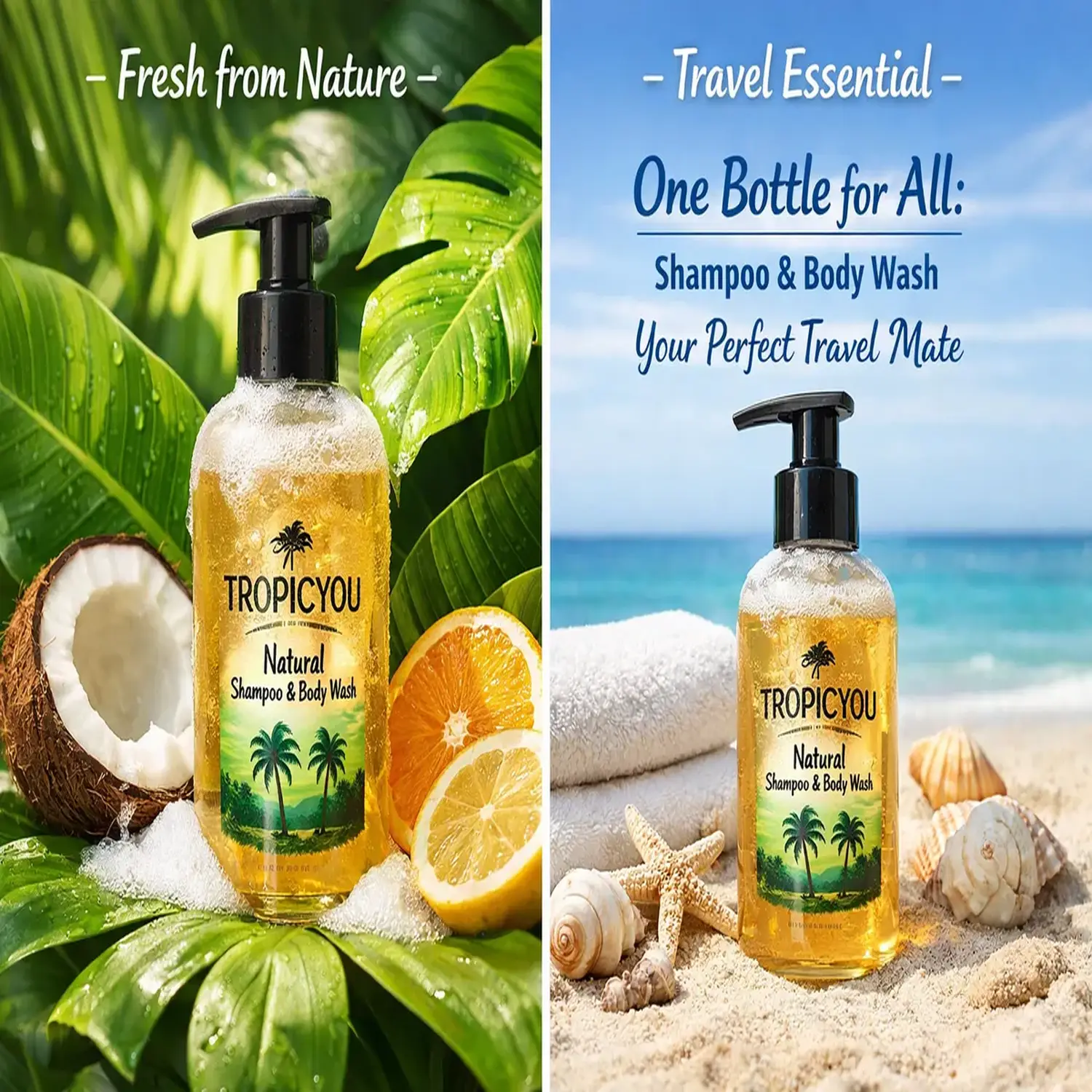 Tropic You body wash praktis alami