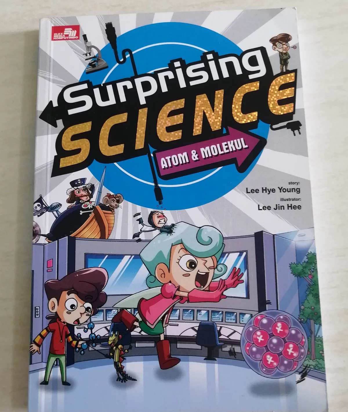Jual 3 Buku Bekas Suprising Science – Atom & Molekul, Hukum Dasar Kimia, Virus – Masing-masing Rp60.500