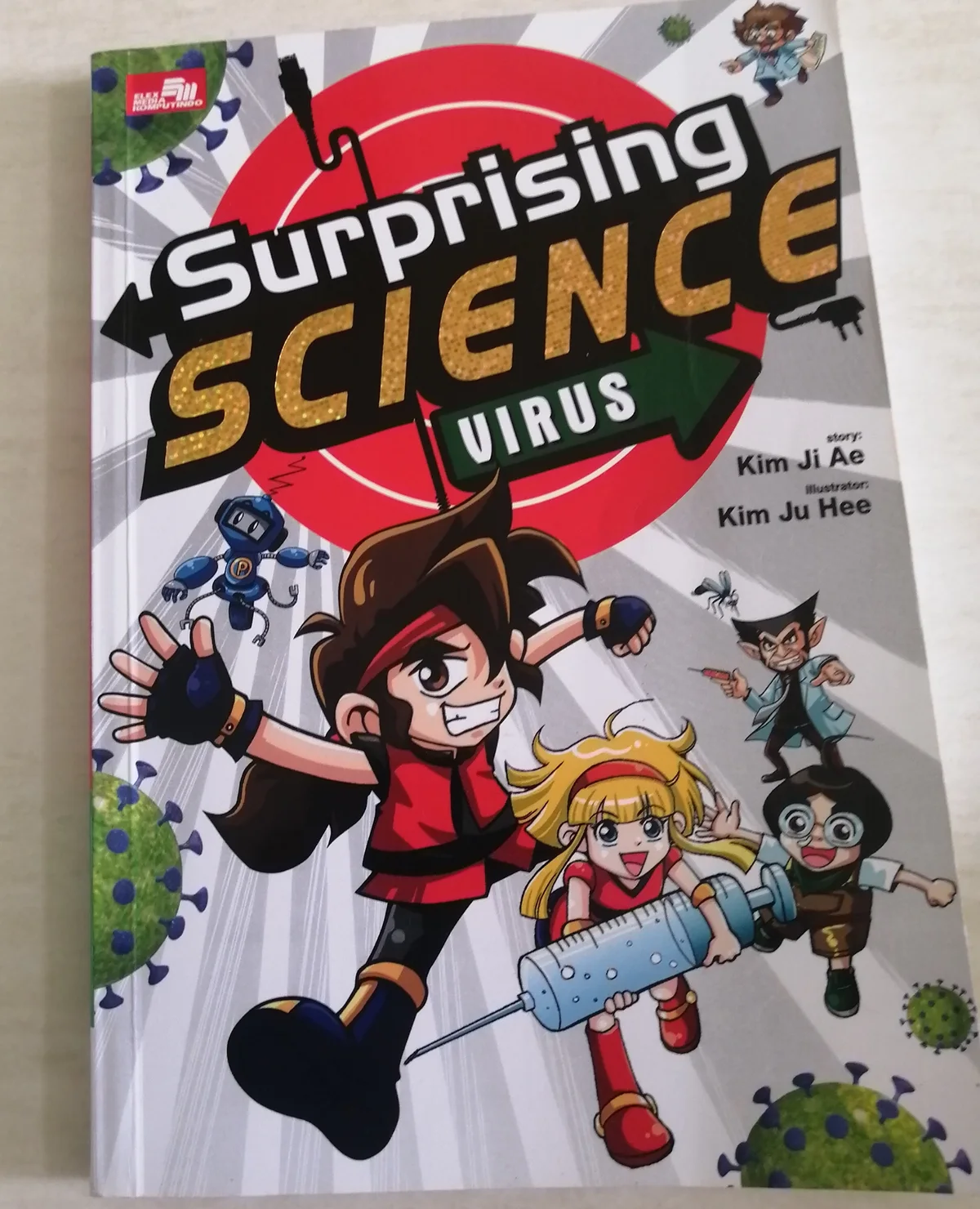 Buku Suprising Science Virus karya Kim Ji Ae, Kim Ju Hee