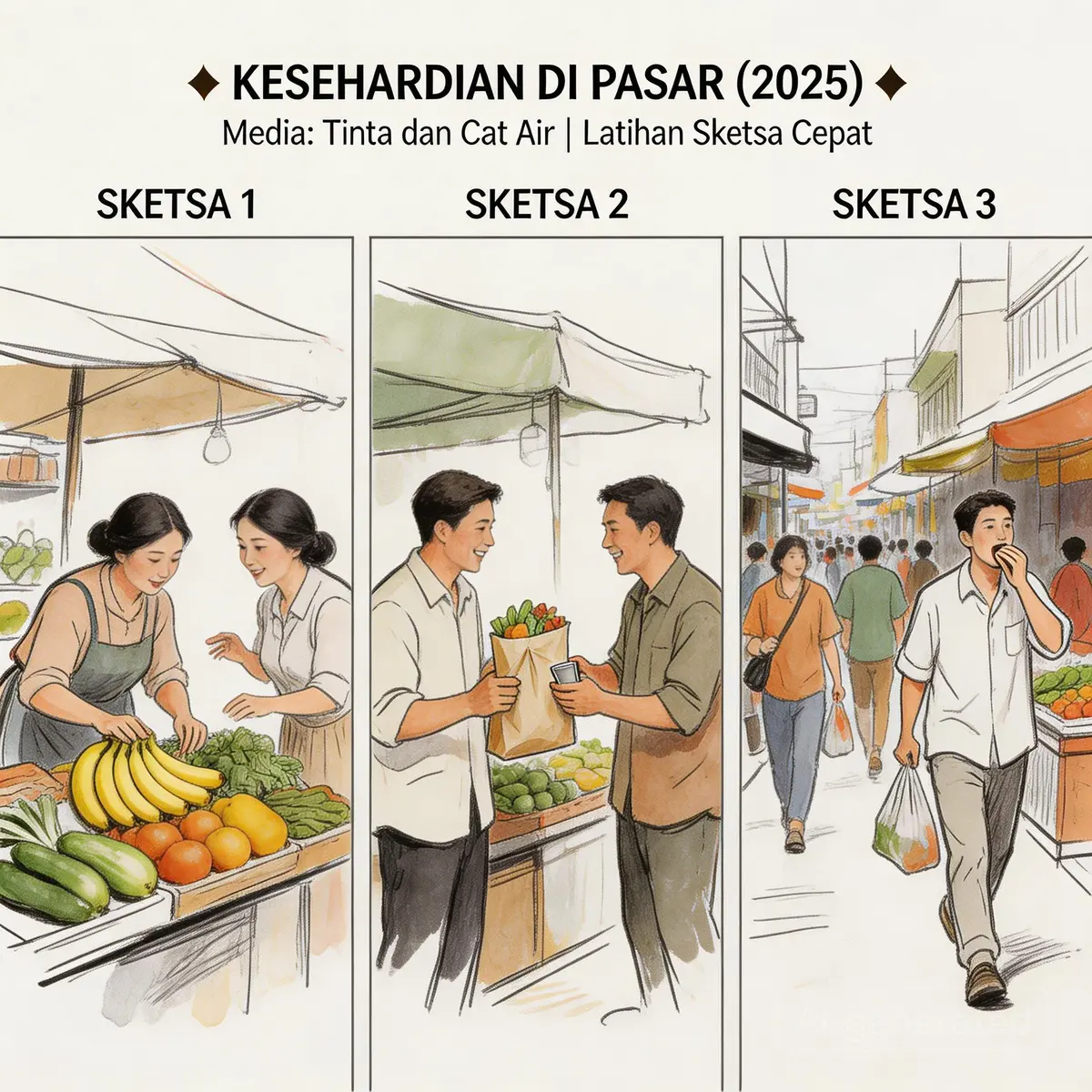 Pengertian Sketsa: Fungsi, Teknik, Unsur, dan Cara Membuat –...